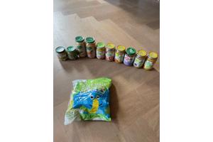 Babyvoeding potjes (fruit en groente van de AH)