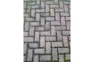 +-25m² oprit stenen