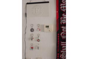 Feyenoord sjaals, sleutel hangers, lichtgevende Wandboard, v