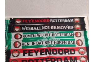 Feyenoord sjaals, sleutel hangers, lichtgevende Wandboard, v