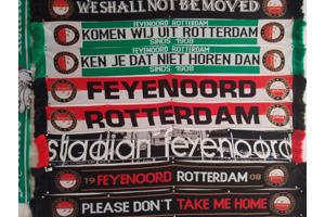 Feyenoord sjaals, sleutel hangers, lichtgevende Wandboard, v