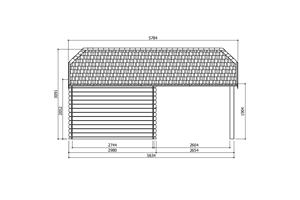 NIEUW Cottage tuinhuis Cork autoclave - S8507-1