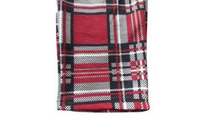 Stretchy broek geruit rood XL