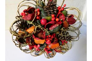 Groot Kerst droogboeket