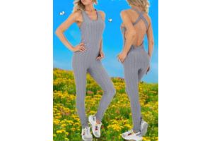 Holala sport jumpsuit grijs S/M