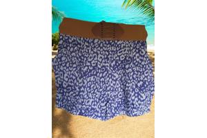 Korte broek blauw wit M/L
