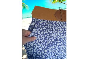 Korte broek blauw wit M/L