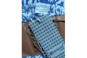 Korte broek blauw wit M/L