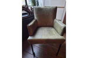Stoelen 4 stuks (mosgroen)