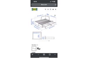 IKEA 1-2 persoonsbed Flekke