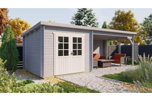 Blokhut - Tuinhuis Charlotta | 28 mm | vuren onbehandeld
