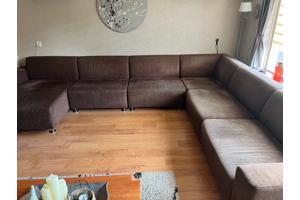 Hoekbank met loungedeel