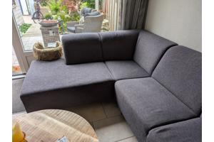 Hoekbank /lounge bank grijs