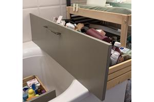 Badkamer meubel en spiegelkast 100cm grijs