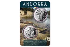 Andorra - 2x 1,25 euro 2024 in blister