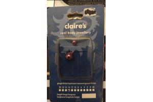 Claire's real body jewellery