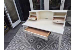 Crème bureau buro met opzet en lades