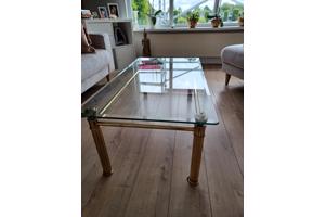 Salontafel glazen blad