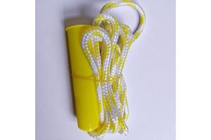 Fun toys springtouw geel lengte 2.20M