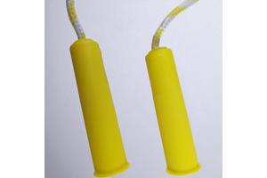 Fun toys springtouw geel lengte 2.20M