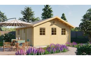 Blokhut - Tuinhuis Cadiz | 44 mm | onbehandeld