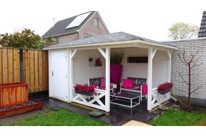 NIEUW Blokhut Paviljoen P4355