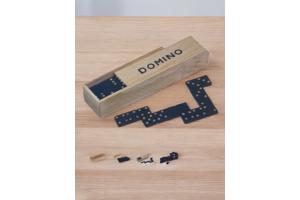 Klassieke Domino spel in houten doos bordspel