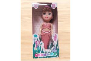 Mermaid zeemeermin pop roze 18cm