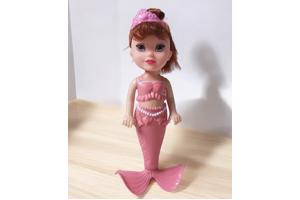 Mermaid zeemeermin pop roze 18cm