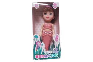 Mermaid zeemeermin pop roze 18cm