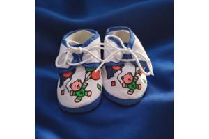 Junior Joy Babyschoenen donker blauw beertje