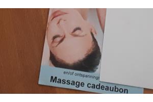 massage kadobon  gratis