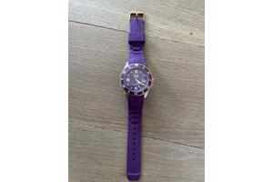 Nieuwe paarse Ice Watch type IS per us 13 met metalen kast