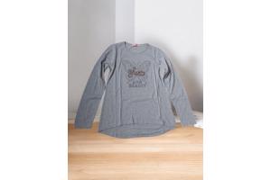 Seagull longsleeve t-shirt grijs vlinder glitter 170/176