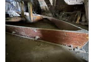 Houten zeilboot