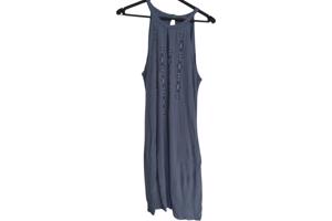 Buffalo London stretchy zomer jurk blauw 42