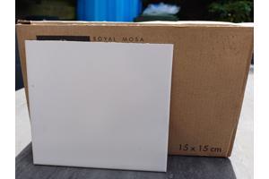 Roomwitte tegels, 15x15