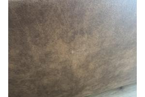 Bank drie zits - cognac kleur