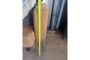 Bank drie zits - cognac kleur