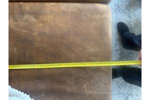 Bank drie zits - cognac kleur