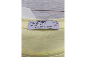 Glo-Story t-shirt cutest pie geel 134