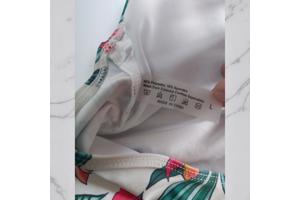 Halter badpak met ringen en riempje L