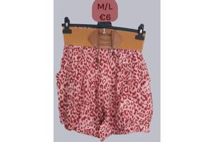 Metrofive korte broek roze M/L