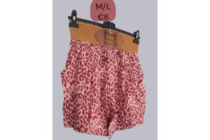 Metrofive korte broek roze M/L