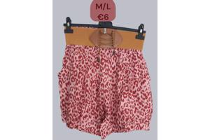 Metrofive korte broek roze M/L