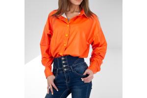 See See oversized blouse jasje knal oranje S/36