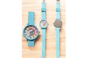 Horloge voor Kinderen - Regenboog - Kast 34 mm - Blauw