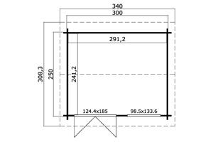 NIEUW klein Blokhut Alex