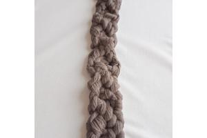 Speenkoord macrame beige bruin