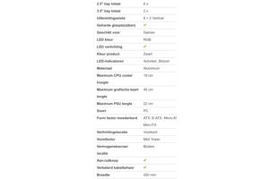 Asus ROG Strix Helios - MidtowermodelATX RGB verlichting.!